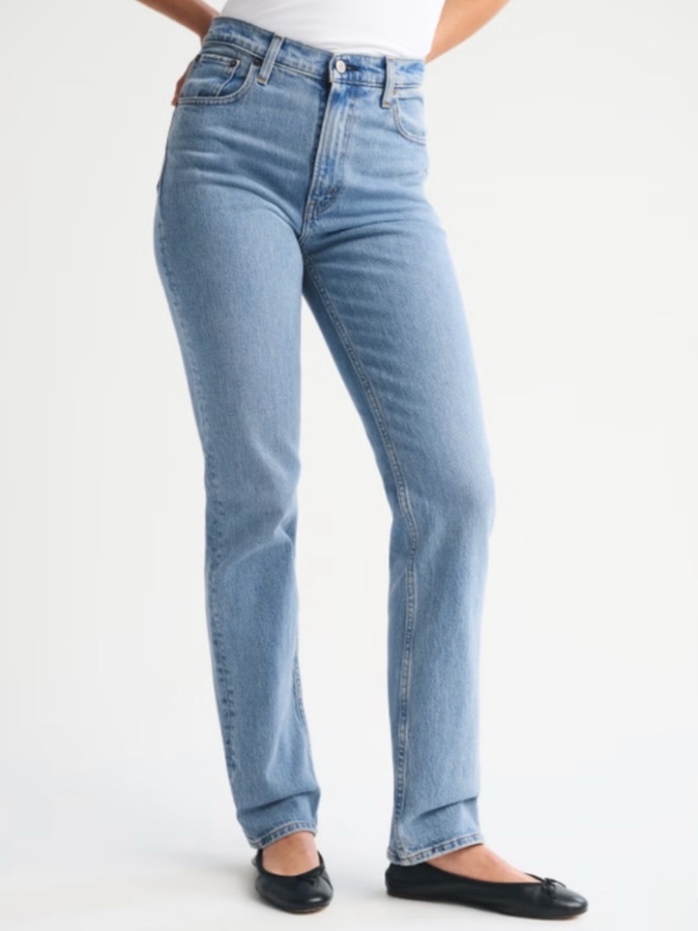 Abercrombie Ultra High Rise 90s Straight Jean